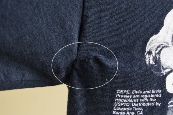 画像16: 1990s Edwards Teez ELVIS 総柄プリントTシャツ  "MADE IN USA"  表記XL  (16)