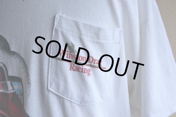 画像9: 1990s Winston Drag Racing ポケットTシャツ　 "両面プリント"　 実寸XL  (9)