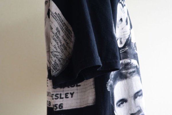 画像13: 1990s Edwards Teez ELVIS 総柄プリントTシャツ  "MADE IN USA"  表記XL  (13)