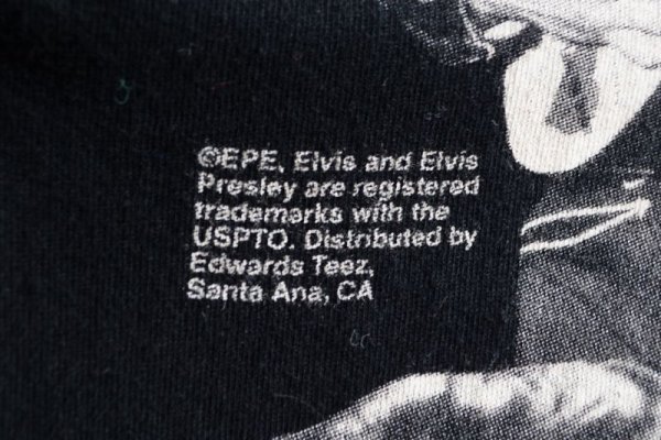 画像6: 1990s Edwards Teez ELVIS 総柄プリントTシャツ  "MADE IN USA"  表記XL  (6)