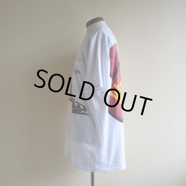 画像4: 1990s Winston Drag Racing ポケットTシャツ　 "両面プリント"　 実寸XL  (4)