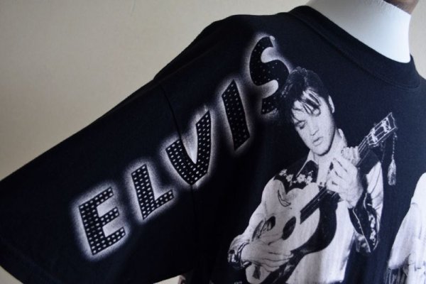 画像10: 1990s Edwards Teez ELVIS 総柄プリントTシャツ  "MADE IN USA"  表記XL  (10)