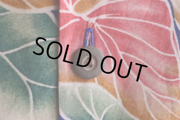 画像10: KAMEHAMEHA レーヨンアロハシャツ　 "MADE IN HAWAII"　 表記XL  (10)