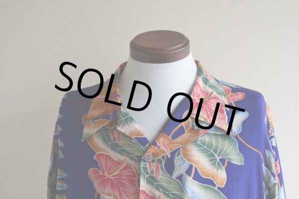 画像6: KAMEHAMEHA レーヨンアロハシャツ　 "MADE IN HAWAII"　 表記XL  (6)