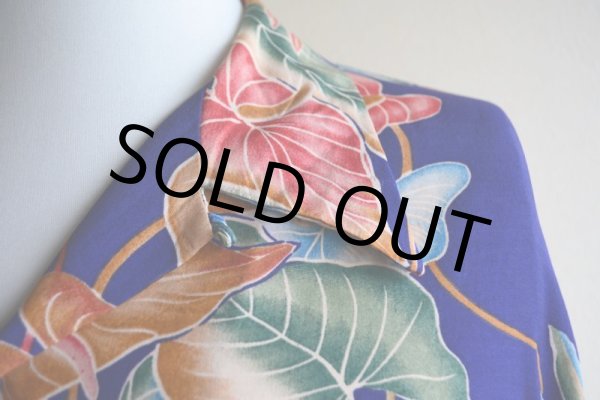 画像8: KAMEHAMEHA レーヨンアロハシャツ　 "MADE IN HAWAII"　 表記XL  (8)