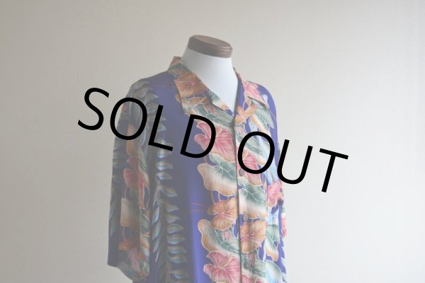 画像7: KAMEHAMEHA レーヨンアロハシャツ　 "MADE IN HAWAII"　 表記XL  (7)