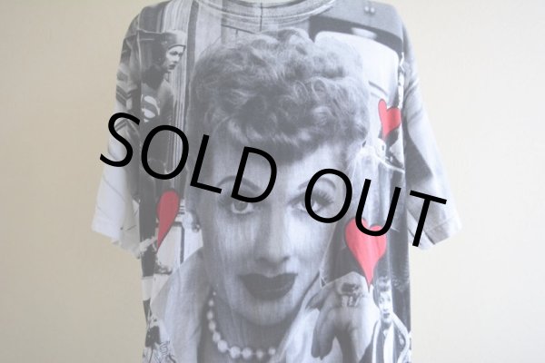 画像8: 1990s I LOVE LUCY 総柄プリントTシャツ　 表記L  (8)