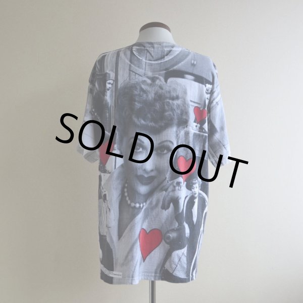 画像3: 1990s I LOVE LUCY 総柄プリントTシャツ　 表記L  (3)