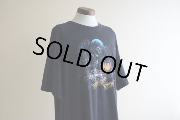 画像8: 2000s〜 HARLEY-DAVIDSON ポケットTシャツ　 表記2XL  (8)