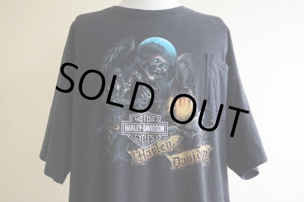 画像10: 2000s〜 HARLEY-DAVIDSON ポケットTシャツ　 表記2XL  (10)