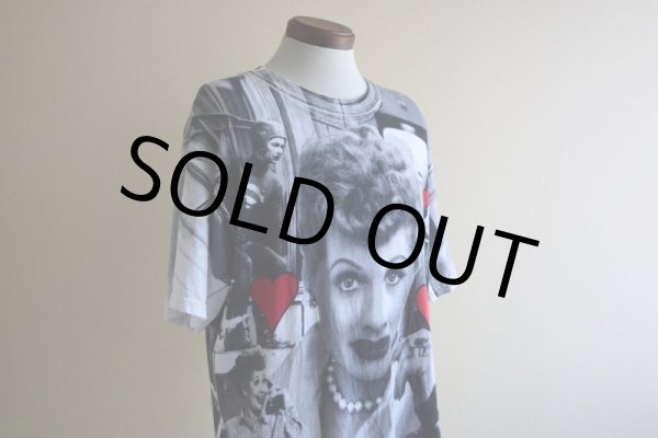 画像7: 1990s I LOVE LUCY 総柄プリントTシャツ　 表記L  (7)