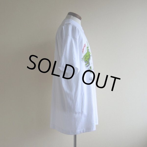 画像2: 1990s YAHOOO！カエルだまし絵 Tシャツ　 MADE IN USA　 表記XL  (2)