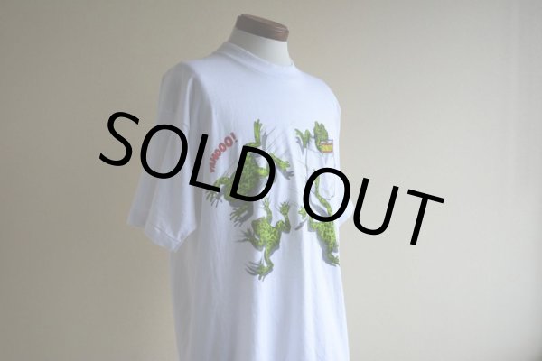 画像7: 1990s YAHOOO！カエルだまし絵 Tシャツ　 MADE IN USA　 表記XL  (7)