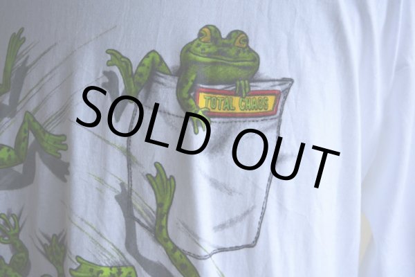 画像9: 1990s YAHOOO！カエルだまし絵 Tシャツ　 MADE IN USA　 表記XL  (9)