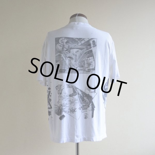 画像3: 1990s M.C. ESCHER マルチプリントTシャツ  "MADE IN USA"  表記M  (3)