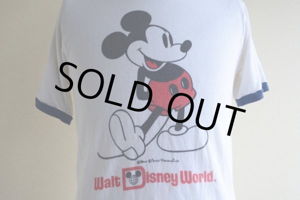 画像8: 1980s MICKEY MOUSE リンガーTシャツ　 "MADE IN USA"　 表記M  (8)