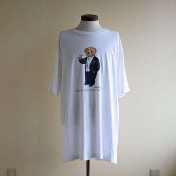 画像1: 1990s Polo Ralph Lauren ポロベアTシャツ　 "MADE IN USA"　 表記L  (1)