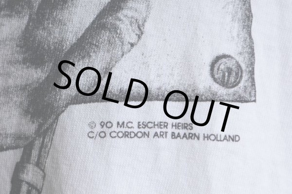 画像8: 1990s M.C. ESCHER マルチプリントTシャツ  "MADE IN USA"  表記M  (8)
