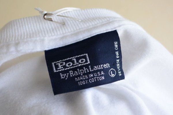 画像5: 1990s Polo Ralph Lauren ポロベアTシャツ  "MADE IN USA"  表記L  (5)
