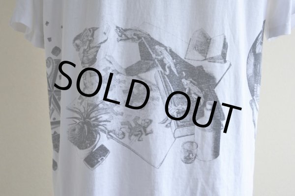 画像13: 1990s M.C. ESCHER マルチプリントTシャツ  "MADE IN USA"  表記M  (13)