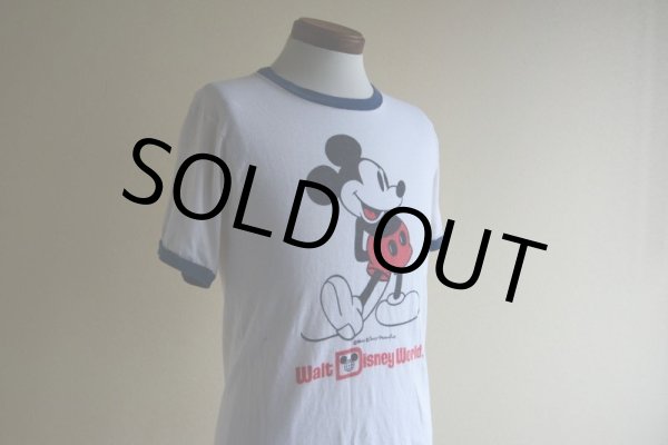 画像7: 1980s MICKEY MOUSE リンガーTシャツ　 "MADE IN USA"　 表記M  (7)