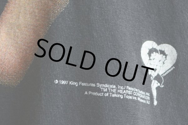 画像9: 1990s BETTY BOOP Tシャツ  表記L  (9)