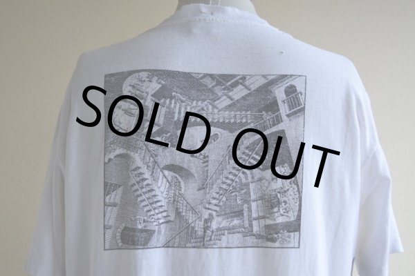 画像12: 1990s M.C. ESCHER マルチプリントTシャツ  "MADE IN USA"  表記M  (12)