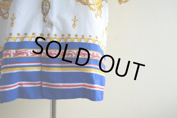 画像12: 1960s Larry's オープンカラーシャツ　 "NASSAU IN THE BAHAMAS"　 実寸L  (12)