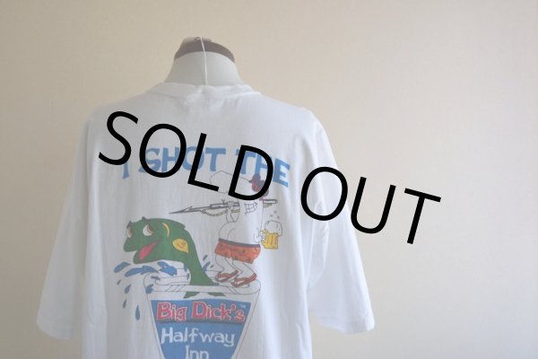 画像10: 1990s BIG DICK'S HALFWAY INN ド下ネタTシャツ　 表記XL  (10)