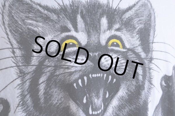 画像10: 1990-00s STRESSED OUT！ ネコTシャツ　 表記XL  (10)