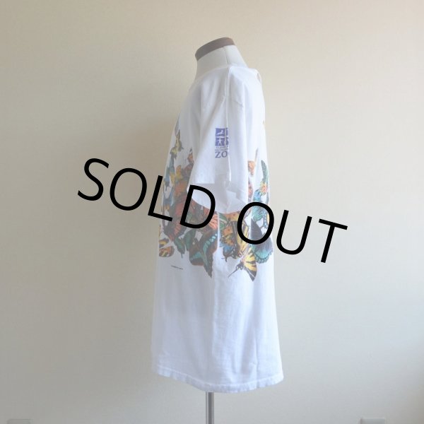 画像4: 1990s HABITAT 蝶アートTシャツ　 "MADE IN USA"　 表記L  (4)