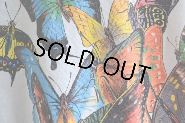 画像13: 1990s HABITAT 蝶アートTシャツ　 "MADE IN USA"　 表記L  (13)