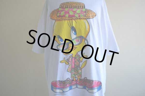 画像8: 1990s TWEETY Tシャツ　 実寸XL  (8)