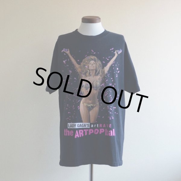 画像1: LADY GAGA artRAVE the ARTPOP ball 2014ツアーTシャツ　 実寸L  (1)