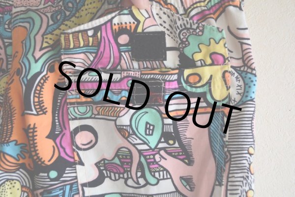 画像10: 1980-90s Hot Tuna 総柄ショーツ　 "MADE IN AUSTRALIA"　 実寸W78cm  (10)