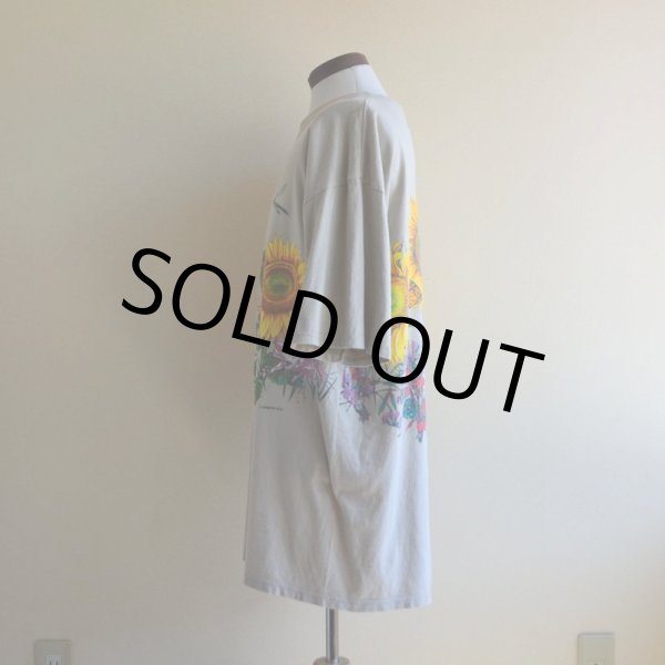 画像4: 1990s ひまわり アートTシャツ　 "MADE IN USA"　 表記L  (4)
