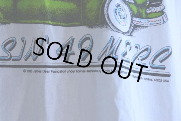 画像10: 1990s JAMES DEAN 理由なき反抗Tシャツ　 "MADE IN USA"　 表記L  (10)