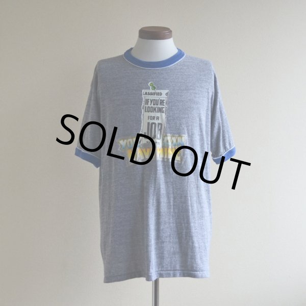 画像1: 1980s Sportswear リンガーTシャツ　 "MADE IN USA"　 表記XL  (1)
