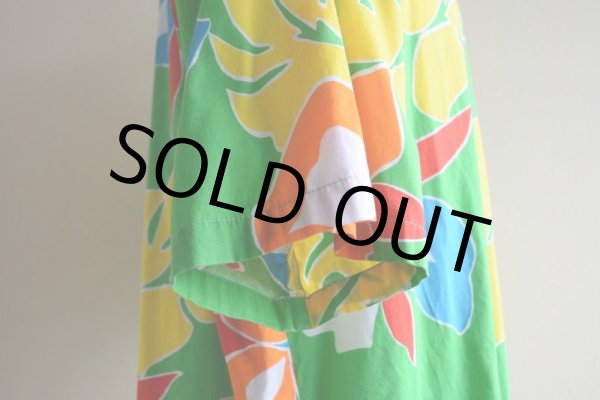 画像10: ORIGINAL JAMS コットンアロハシャツ　 "Surf Line HAWAII"　 表記XL  (10)