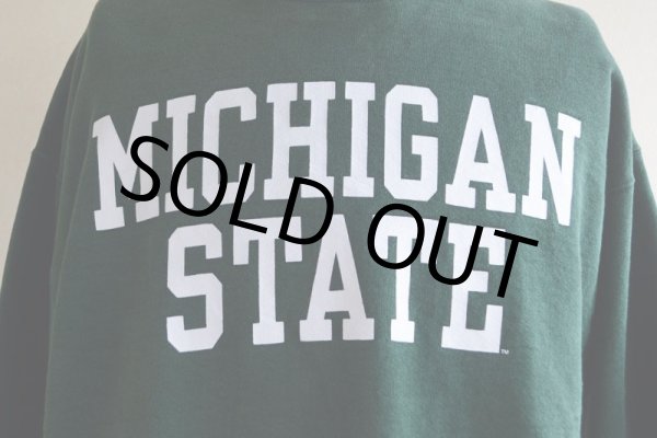 画像8: 1990s MICHIGAN STATE カレッジスウェット　 "MADE IN USA"　 表記L  (8)