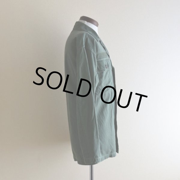 画像2: 1950s US.ARMY OG107 ユーティリティシャツ  "1st初期"  実寸S  (2)