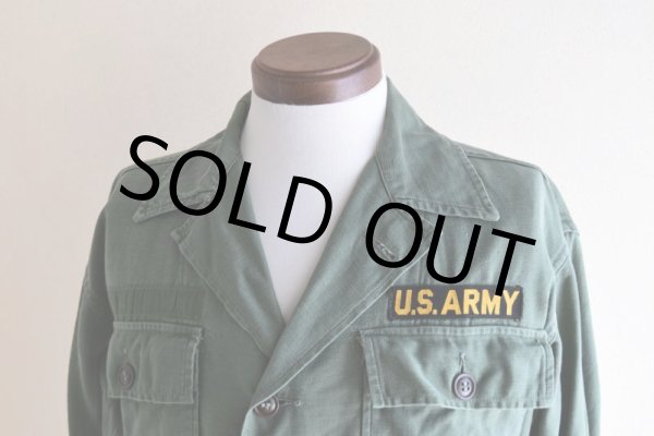 画像6: 1950s US.ARMY OG107 ユーティリティシャツ  "1st初期"  実寸S  (6)