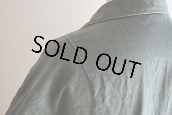 画像14: 1960s B.V.D. US.ARMY ユーティリティシャツ　 "3RD TYPE"　 表記MEDIUM  (14)