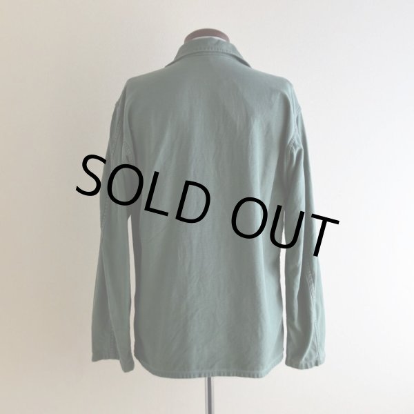 画像3: 1950s US.ARMY OG107 ユーティリティシャツ　 "1st初期"　 実寸ML  (3)