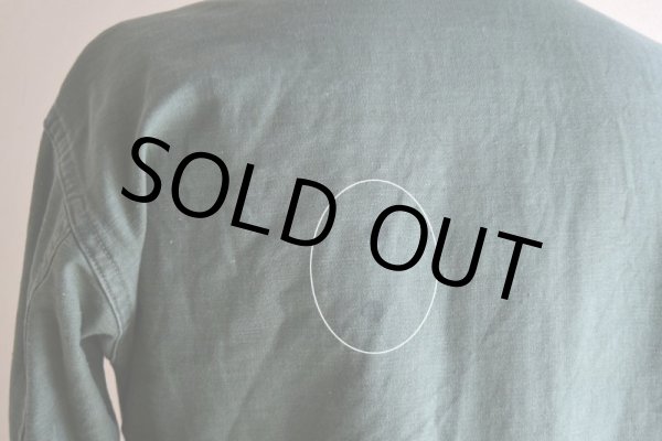 画像15: 1950s US.ARMY OG107 ユーティリティシャツ  "1st初期"  実寸S  (15)