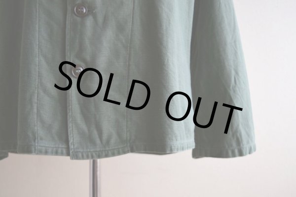 画像11: 1950s US.ARMY OG107 ユーティリティシャツ　 "1st初期"　 実寸ML  (11)