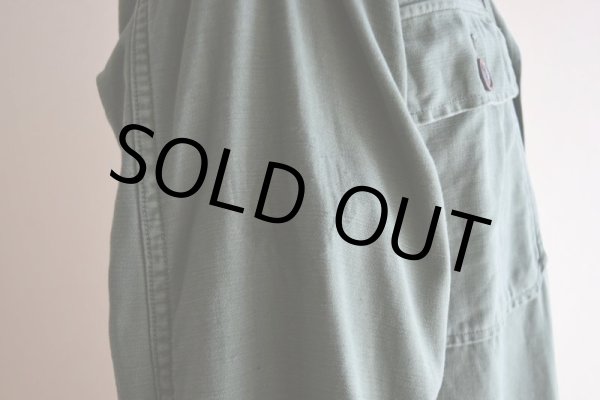 画像10: 1950s US.ARMY OG107 ユーティリティシャツ　 "1st初期"　 実寸ML  (10)