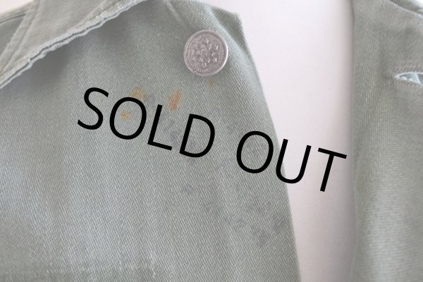 画像7: 1950s FRUIT OF THE LOOM US.ARMY ユーティリティシャツ  "13スターボタン"  実寸S-M  (7)