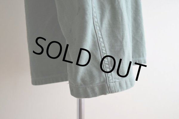 画像13: 1950s US.ARMY OG107 ユーティリティシャツ　 "1st初期"　 実寸ML  (13)