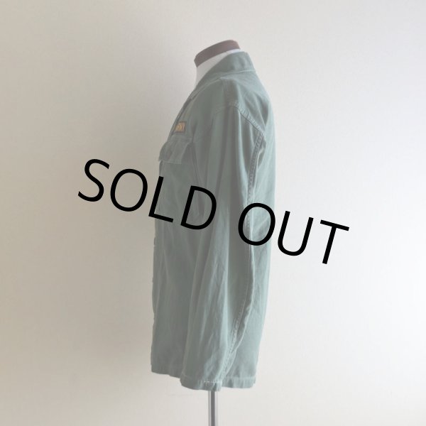 画像4: 1950s US.ARMY OG107 ユーティリティシャツ  "1st初期"  実寸S  (4)